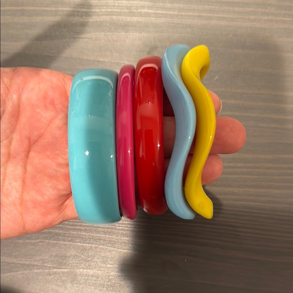Colorful Kids Bangle Set - Picture 2 of 3